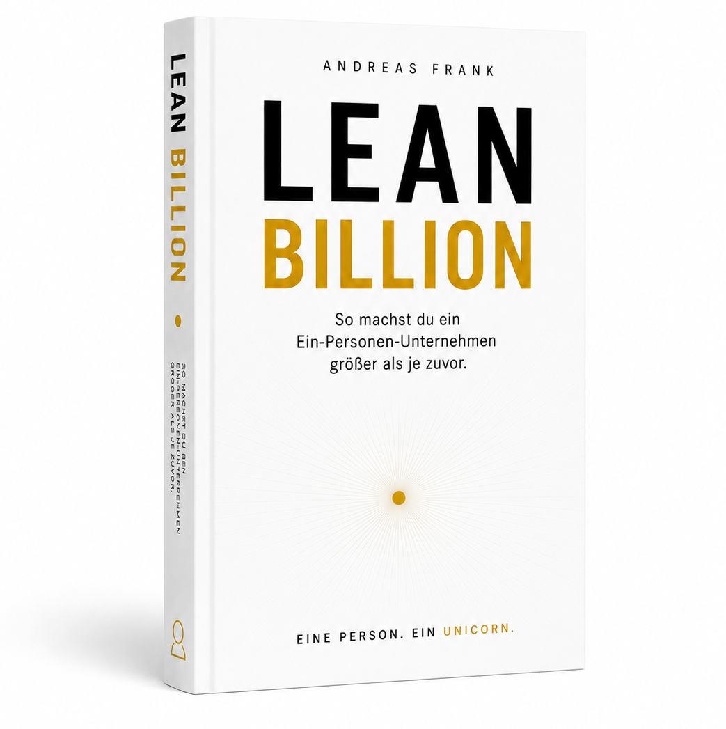 Buchcover LEAN BILLION von Andreas Frank